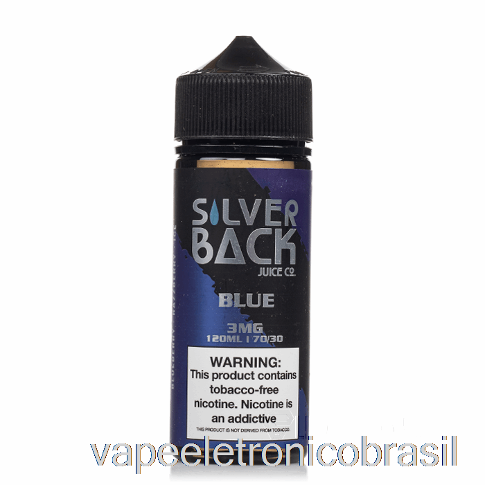 Vape Eletronico Blue - Silverback Juice Co. - 120ml 3mg